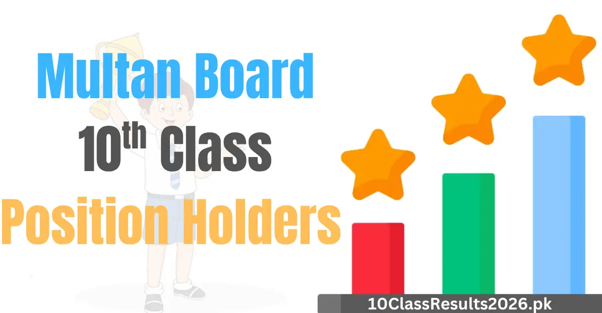 Multan Board 10th Class Position Holder